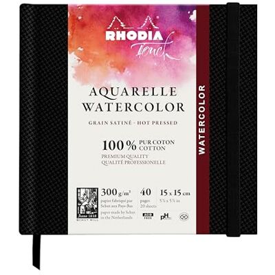 Rhodia Touch Quaderno d'Aquarello - Carta per acquarello Rhodia Touch Quaderno d'Aquarello - Carta per acquarello