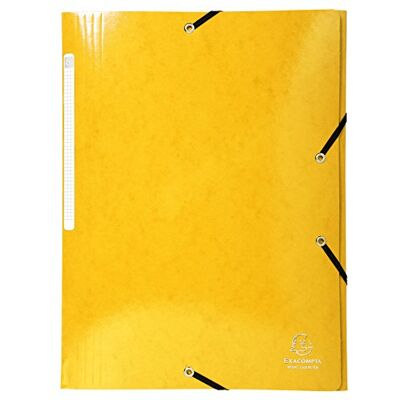 Exacompta 425 g Iderama cartella a 3 Lembi, colore: giallo Exacompta 425 g Iderama cartella a 3 Lembi, colore: giallo