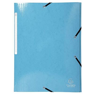Exacompta Rif Collezione Iderama Cartella elastica a 3 lembi Adatta per documenti A4, 600 g/m², patinata lucida, certificato FSC Colori assortiti (confezione da 10) Exacompta Rif Collezione Iderama Cartella elastica a 3 lembi Adatta per documenti A4, 600 g/m², patinata lucida, certificato FSC Colori assortiti (confezione da 10)
