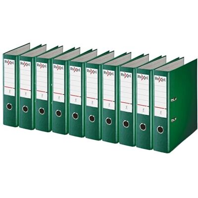 Rexel RX:LAF A4 PP ECO 75mm verde 10pz Rexel RX:LAF A4 PP ECO 75mm verde 10pz