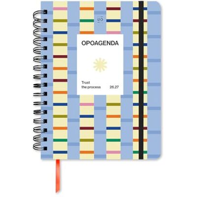 UO Opoagenda Agenda scolastica settimanale, vista settimanale, da settembre 2026 ad agosto 2027, copertina rigida, include 134 adesivi, elastico, segnalibro a righello e nastro segnalibro, blu burro UO Opoagenda Agenda scolastica settimanale, vista settimanale, da settembre 2026 ad agosto 2027, copertina rigida, include 134 adesivi, elastico, segnalibro a righello e nastro segnalibro, blu burro