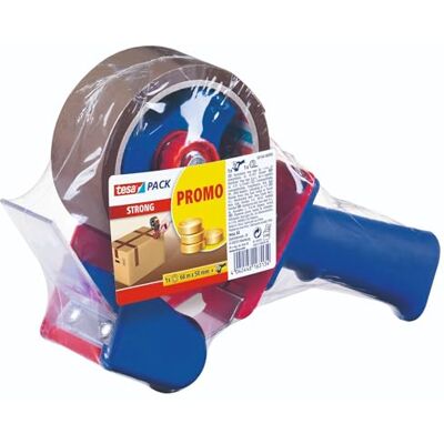 Tesa pack Srotolatore per Nastro Adesivo Strong Set con 1 Rotolo in PVC Tesa pack Srotolatore per Nastro Adesivo Strong Set con 1 Rotolo in PVC