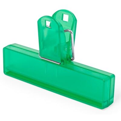 eBuyGB 10 clip a forma di bulldog extra large, in plastica, per documenti e documenti, 10 cm di lunghezza (verde) eBuyGB 10 clip a forma di bulldog extra large, in plastica, per documenti e documenti, 10 cm di lunghezza (verde)