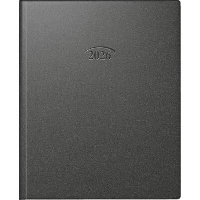 BRUNNEN Calendario a libro mod. Manager Wt 7 Weektimer 2026 210 × 260 mm, plastica, nero BRUNNEN Calendario a libro mod. Manager Wt 7 Weektimer 2026 210 × 260 mm, plastica, nero