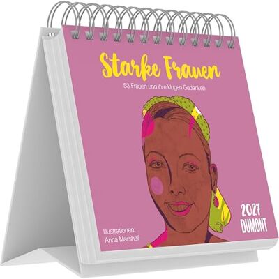 DUMONT Starke Frauen 2027: Tischaufstellkalender 17x16 cm mit 53 illustrierten Frauenporträts und motivierenden Zitaten DUMONT Starke Frauen 2027: Tischaufstellkalender 17x16 cm mit 53 illustrierten Frauenporträts und motivierenden Zitaten