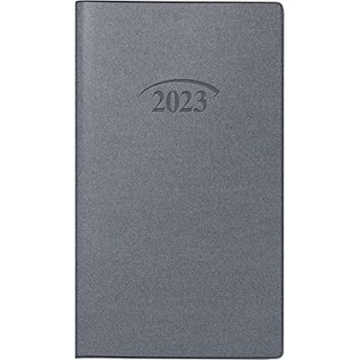 BRUNNEN Calendario mensile modello 751 2023, formato foglio: 8,7 x 15,3 cm, colore: Argento BRUNNEN Calendario mensile modello 751 2023, formato foglio: 8,7 x 15,3 cm, colore: Argento