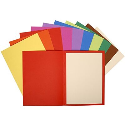 Exacompta Cartelle Semplici, 24x32 cm, Multicolore Exacompta Cartelle Semplici, 24x32 cm, Multicolore
