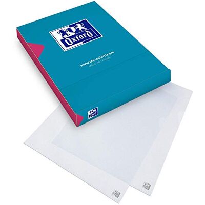 Oxford Elba Buste Trasparenti Standard 100 pezzi, A4, Trasparente Oxford Elba Buste Trasparenti Standard 100 pezzi, A4, Trasparente