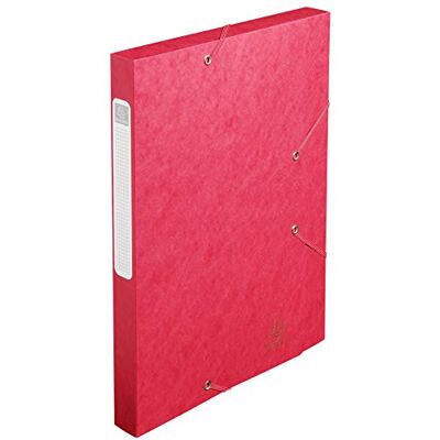 Exacompta 25 scatole archivio Cartobox A4 dorso 2,5 cm rosso Exacompta 25 scatole archivio Cartobox A4 dorso 2,5 cm rosso