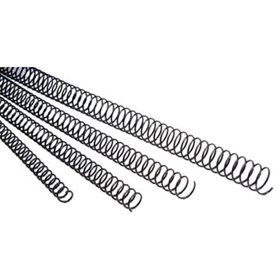 Fellowes 53150 – Pack di 100 spirali metalliche, 18 mm, colore: nero Fellowes 53150 – Pack di 100 spirali metalliche, 18 mm, colore: nero