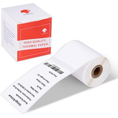 Phomemo 50 x 80 mm Etichette Autoadesive per Stampante di Etichette M110 Etichette Adesive Etichette Termiche Etichette Multiuso Stampabili in Rotolo Phomemo 50 x 80 mm Etichette Autoadesive per Stampante di Etichette M110 Etichette Adesive Etichette Termiche Etichette Multiuso Stampabili in Rotolo