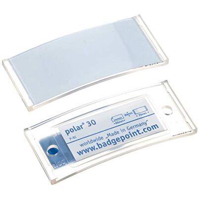 Avery Badgepoint Polar30 Targhette con nome (70 x 30 mm, 20 cartelli con magnete, anti-torsione, con foglio di stampa per carte nome e modelli da stampare, targhette magnetiche per abbigliamento), Avery Badgepoint Polar30 Targhette con nome (70 x 30 mm, 20 cartelli con magnete, anti-torsione, con foglio di stampa per carte nome e modelli da stampare, targhette magnetiche per abbigliamento),