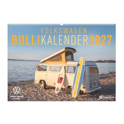 Alpha VW Bullikalender 2027: Wandkalender 70x50 cm original VW Bulli Fotografien und deutschem Kalendarium Alpha VW Bullikalender 2027: Wandkalender 70x50 cm original VW Bulli Fotografien und deutschem Kalendarium