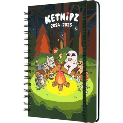 Grupo Erik : Diario Scuola 2024 2025 Ketnipz, Agenda settimanale A5 12 mesi, 14,8x21 cm, Agenda Ketnipz 2024 2025, Weekly Planner 2024 2025, Agenda universitaria Grupo Erik : Diario Scuola 2024 2025 Ketnipz, Agenda settimanale A5 12 mesi, 14,8x21 cm, Agenda Ketnipz 2024 2025, Weekly Planner 2024 2025, Agenda universitaria