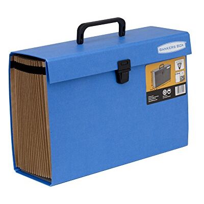 Bankers Box 9352201 Handifile Organizer Espandibile, FSC, con 19 Tasche, Blu Bankers Box 9352201 Handifile Organizer Espandibile, FSC, con 19 Tasche, Blu