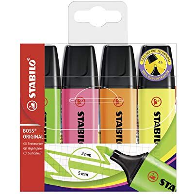 Evidenziatore STABILO BOSS ORIGINAL Custodia - Evidenziatore Evidenziatore STABILO BOSS ORIGINAL Custodia - Evidenziatore