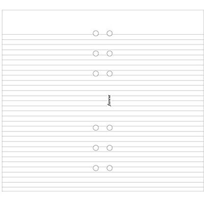 Filofax Inserto a righe per organizzatore personale, 100 fogli bianchi Filofax Inserto a righe per organizzatore personale, 100 fogli bianchi