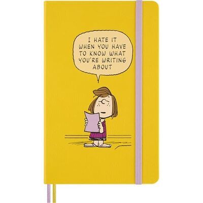 Moleskine Peanuts Taccuino a Righe, Quaderno Appunti Design Patty con Copertina Rigida, Segnalibro e Adesivi a Tema, Formato Large 13 x 21 cm Moleskine Peanuts Taccuino a Righe, Quaderno Appunti Design Patty con Copertina Rigida, Segnalibro e Adesivi a Tema, Formato Large 13 x 21 cm