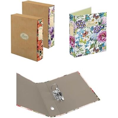 Pigna ,Set 3 pezzi Raccoglitori a Leva,Formato 28,5x33,5 cm,Dorso da 8 cm,Con Custodia,NATURE FLOWERS,3 soggetti assortiti Pigna ,Set 3 pezzi Raccoglitori a Leva,Formato 28,5x33,5 cm,Dorso da 8 cm,Con Custodia,NATURE FLOWERS,3 soggetti assortiti