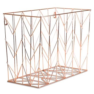 U Brands Portapenne in fil di ferro Organizer sospeso per documenti Copper U Brands Portapenne in fil di ferro Organizer sospeso per documenti Copper