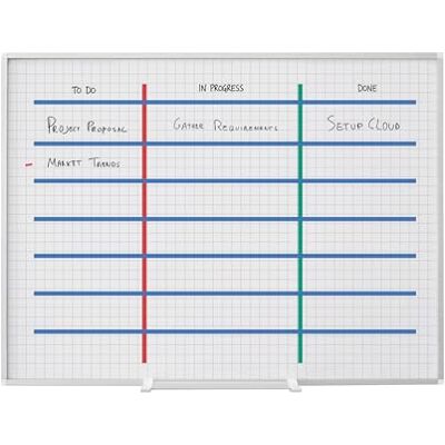 Bi-Office Planner Lavagna Magnetica, 120 x 90 cm, Bianco Bi-Office Planner Lavagna Magnetica, 120 x 90 cm, Bianco