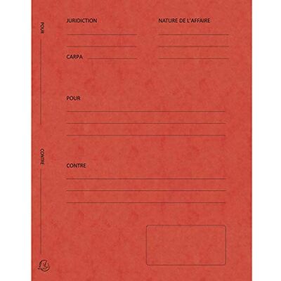 Exacompta Cartelle Legali, 25x32 cm, Rosso Exacompta Cartelle Legali, 25x32 cm, Rosso
