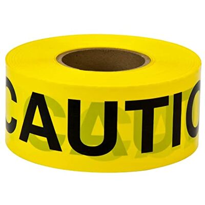 3M Scotch Barricade Tape 301, Attenzione, 7,6 cm x 91,4 m, giallo 3M Scotch Barricade Tape 301, Attenzione, 7,6 cm x 91,4 m, giallo