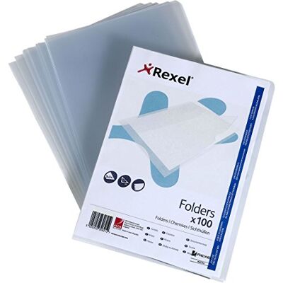 Rexel cartella Polipropilene (PP) Trasparente A4 Rexel cartella Polipropilene (PP) Trasparente A4