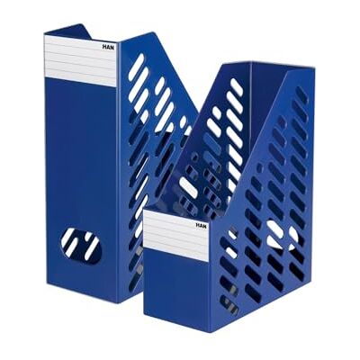 HAN 1603 – 12 – Raccoglitore documenti/Portariviste Klassik XXL blu, 2 Pezzi HAN 1603 – 12 – Raccoglitore documenti/Portariviste Klassik XXL blu, 2 Pezzi