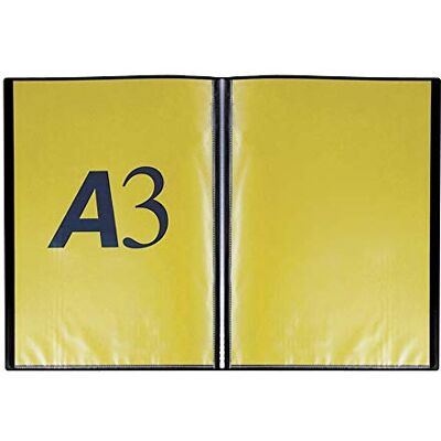 Favorit Portalistino con 40 Buste, 29.7 x 42 cm, Nero Favorit Portalistino con 40 Buste, 29.7 x 42 cm, Nero