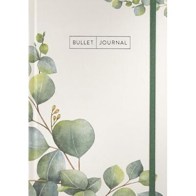 EDITION MICHAEL FISCHER Bullet Journal "Leaves" 05 mit original Tombow TwinTone Dual-Tip Marker 86 mint black: Mit Punkteraster, Seiten für Index, Key und Future Log sowie ... praktischem Verschlussband und Innentasche EDITION MICHAEL FISCHER Bullet Journal "Leaves" 05 mit original Tombow TwinTone Dual-Tip Marker 86 mint black: Mit Punkteraster, Seiten für Index, Key und Future Log sowie ... praktischem Verschlussband und Innentasche