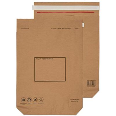 Blake VITA Packaging 480 x 380 x 80 mm 110 g/m2 Busta da spedizione in carta Kraft Stacca e sigilla () Marrone naturale, Confezione da 100 Blake VITA Packaging 480 x 380 x 80 mm 110 g/m2 Busta da spedizione in carta Kraft Stacca e sigilla () Marrone naturale, Confezione da 100