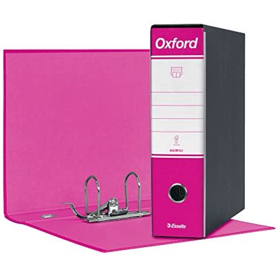 Esselte G83 OXFORD Registratore f.to commerciale dorso 8 cm Fucsia 1 Pezzo 390783900 Esselte G83 OXFORD Registratore f.to commerciale dorso 8 cm Fucsia 1 Pezzo 390783900