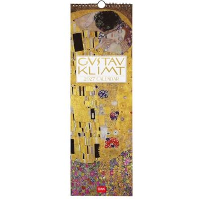 Legami Calendario da Parete 2027, Klimt, Calendario da Muro Piccolo, 12 Mesi e Planner Annuale, in 6 Lingue, Spazio per Note, Segni Zodiacali, Festività Internazionali, 16 x 49 cm Legami Calendario da Parete 2027, Klimt, Calendario da Muro Piccolo, 12 Mesi e Planner Annuale, in 6 Lingue, Spazio per Note, Segni Zodiacali, Festività Internazionali, 16 x 49 cm