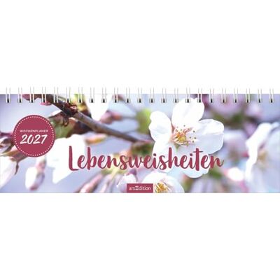 Ars Edition Tischkalender Lebensweisheiten 2027: Praktischer Terminplaner mit Wochenkalendarium für mehr Weisheit im Alltag Ars Edition Tischkalender Lebensweisheiten 2027: Praktischer Terminplaner mit Wochenkalendarium für mehr Weisheit im Alltag