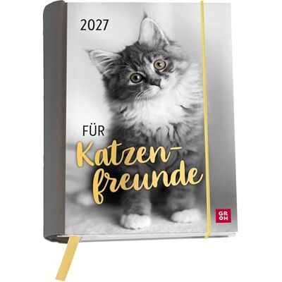 Groh Verlag Buchkalender 2027: Für Katzenfreunde: A6-Wochenplaner und Katzenkalender. Taschenkalender und Terminplaner mit Spiralbindung und heraustrennbaren Postkarten Groh Verlag Buchkalender 2027: Für Katzenfreunde: A6-Wochenplaner und Katzenkalender. Taschenkalender und Terminplaner mit Spiralbindung und heraustrennbaren Postkarten