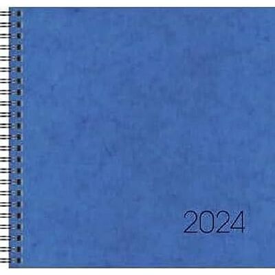 BRUNNEN Agenda settimanale modello 766 2024, 2 pagine = 1 settimana, formato foglio: 21 x 20,5 cm, blu BRUNNEN Agenda settimanale modello 766 2024, 2 pagine = 1 settimana, formato foglio: 21 x 20,5 cm, blu