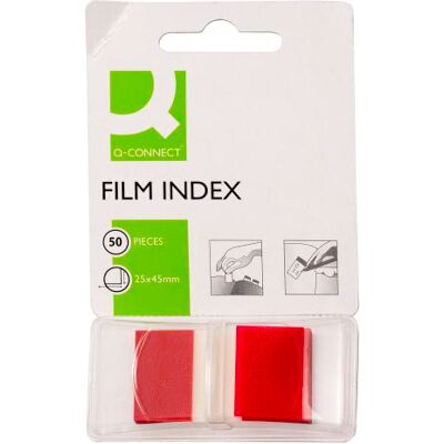 Q-Connect Segnapagina in blister 25x45 mm rosso blocchetto da 50 KF03633 Q-Connect Segnapagina in blister 25x45 mm rosso blocchetto da 50 KF03633