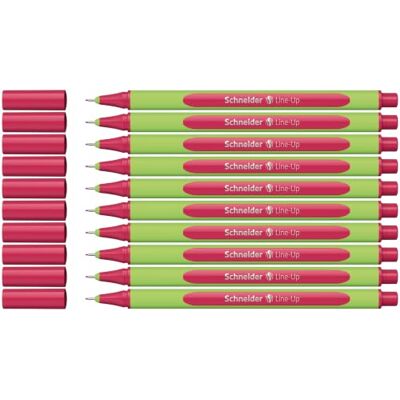 Schneider – Fineliner da Line Up, 0,4 mm, Royal Red, confezione da 10 pezzi Schneider – Fineliner da Line Up, 0,4 mm, Royal Red, confezione da 10 pezzi