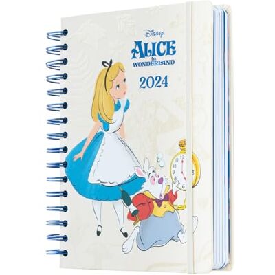 Grupo Erik Diario di Alice nel paese delle meraviglie A5 2024 Gennaio 2024 Dicembre 2024 Planner settimanale 2024 Planner A5 con adesivi e tasche Diario 2024 Regalo Alice nel paese delle Grupo Erik Diario di Alice nel paese delle meraviglie A5 2024 Gennaio 2024 Dicembre 2024 Planner settimanale 2024 Planner A5 con adesivi e tasche Diario 2024 Regalo Alice nel paese delle