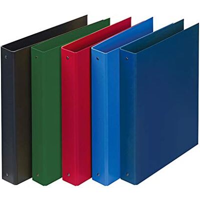 Favorit Europa Box da 10 Raccoglitori ad Anelli, Diametro 30 mm Formato 22x30 cm, Contiene i Seguenti Colori: Nero, Rosso, Blu, Azzurro, Verde Favorit Europa Box da 10 Raccoglitori ad Anelli, Diametro 30 mm Formato 22x30 cm, Contiene i Seguenti Colori: Nero, Rosso, Blu, Azzurro, Verde