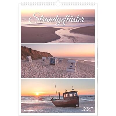 Alpha Strandgeflüster 2027: Wandkalender 29,7x42 cm mit 3 maritimen Fotos pro Monat, sprachneutralem Kalendarium und Spiralbindung Alpha Strandgeflüster 2027: Wandkalender 29,7x42 cm mit 3 maritimen Fotos pro Monat, sprachneutralem Kalendarium und Spiralbindung