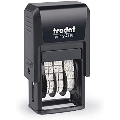 Trodat Printy Formato data MA (ad esempio: 06-11-2023), S, Nero Trodat Printy Formato data MA (ad esempio: 06-11-2023), S, Nero