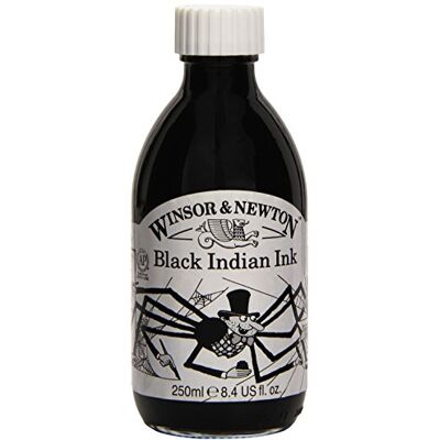 Winsor & Newton Inchiostro di China 250 ml Nero Winsor & Newton Inchiostro di China 250 ml Nero