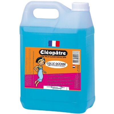 Cléopâtre Cleopatre – Colla sintetica trasparente/colla blu/trasparente Bidone da 5 litri Cléopâtre Cleopatre – Colla sintetica trasparente/colla blu/trasparente Bidone da 5 litri
