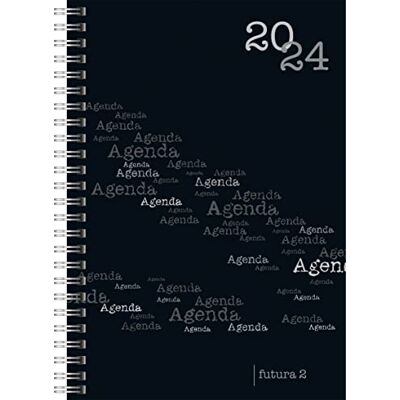rido/idé ridoidé Agenda settimanale modello futura 2 2024 2 pagine = 1 settimana formato foglio 14,8 x 20,8 cm, nero, Planner Settimanale Scrivania rido/idé ridoidé Agenda settimanale modello futura 2 2024 2 pagine = 1 settimana formato foglio 14,8 x 20,8 cm, nero, Planner Settimanale Scrivania