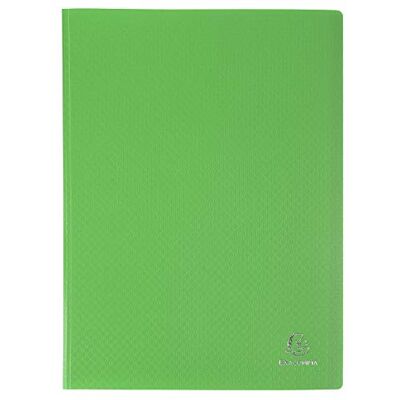 Exacompta Ref 8833E Confezione da 12 cartelline Opak 30 buste trasparenti lisce 60 facciate formato A4, dimensioni 24 x 32 cm, copertina semirigida in polipropilene, verde chiaro Exacompta Ref 8833E Confezione da 12 cartelline Opak 30 buste trasparenti lisce 60 facciate formato A4, dimensioni 24 x 32 cm, copertina semirigida in polipropilene, verde chiaro