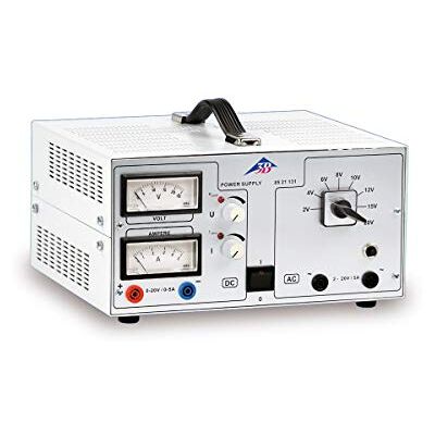 3B Scientific Alimentatore Ca/Cc, 0 – 5 A, 230 V, 50/60 Hz 3B Scientific Alimentatore Ca/Cc, 0 – 5 A, 230 V, 50/60 Hz