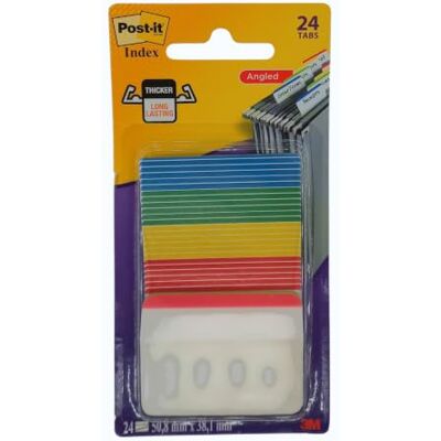 Post-It Brand 23774 Pack Appendibile Segnapagina per Cassettiera, 50.8 mm x 38 mm Post-It Brand 23774 Pack Appendibile Segnapagina per Cassettiera, 50.8 mm x 38 mm