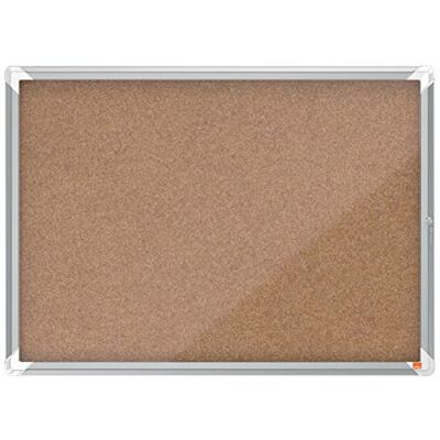 Nobo Bacheca in Sughero con Serratura, 8 x A4, Gamma Premium Plus, Marrone, Nobo Bacheca in Sughero con Serratura, 8 x A4, Gamma Premium Plus, Marrone,